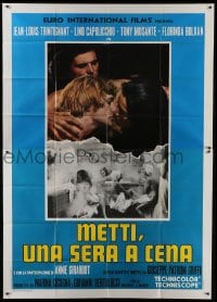 2c204 LOVE CIRCLE Italian 2p 1969 Giuseppe Patroni's Metti una sera a cena, naked women in sauna!