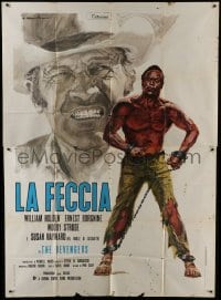 2c243 REVENGERS Italian 2p 1972 different art of William Holden & Woody Strode by Ciriello!