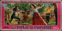 2c115 SUL PONTE DEI SOSPSIRI Italian 3p 1953 On the Bridge of Sighs, Savina art of women fencing!