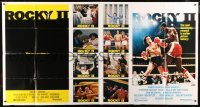 2c023 ROCKY II 1-stop poster 1979 Sylvester Stallone & Carl Weathers fight in ring, boxing sequel!