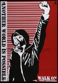 2d740 ANOTHER WORLD IS POSSIBLE 24x33 German poster 2000s commercial 'anti-capitalism' poster