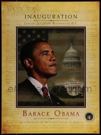 2d931 INAUGURATION 18x24 commercial poster 2009 Barack Obama 44th President of the United States