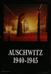 2d820 AUSCHWITZ 1940-1945 museum Polish 26x38 2000s electrified fences outside concentration camp
