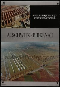 2d821 AUSCHWITZ-BIRKENAU MUSEUM & MEMORIAL museum Polish 27x39 2000s images from concentration camps