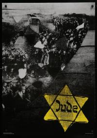 2d823 JUDE museum Polish 27x39 2000s images of Nazi yellow badge, concentration camps