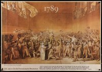 2d501 1789 23x32 East German special poster 1989 Ingo Arnold & Jacques-Louis David art