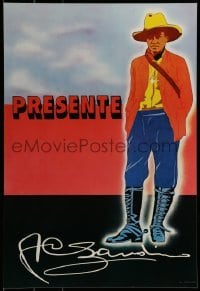 2d656 AUGUSTO SANDINO 18x27 Cuban special poster 1989 wonderful Alberto Blanco art of worker