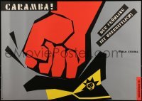 2d485 CARAMBA DER FRUHLING IST UNERBITTLICH East German special poster 1988 Schiel art, Nazi hat