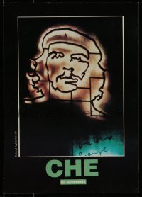 2d660 CHE EN LA MEMORIA 12x17 Cuban special poster 1990s really cool art of the guerilla leader