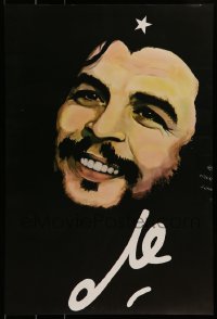 2d661 CHE GUEVARA 19x28 Cuban special poster 1990s the revolutionary over black background