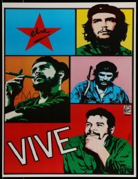 2d649 CHE GUEVARA 17x22 Cuban special poster 1987 artwork of the leader by Rafael Enriquez