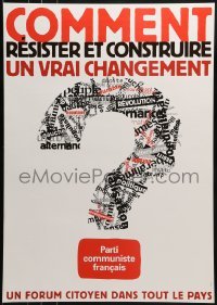 2d795 COMMENT RESISTER ET CONSTRUIRE UN VRAI CHANGEMENT 19x27 French political campaign 2005 cool