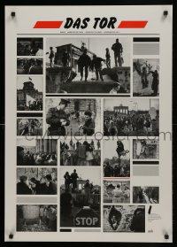 2d684 DAS TOR 23x32 German special poster 1990s images of the Brandenburg Gate, fall of Berlin Wall