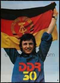 2d317 DDR 30 23x32 East German special poster 1979 Lemke design, celebrating Tag der Republik