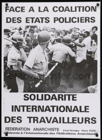 2d332 FACE A LA COALITION DES ETATS POLICIERS French political campaign 1970s Anarchist Federation