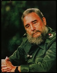 2d894 FIDEL CASTRO 16x20 Cuban special poster 2005 serious close-up portrait of the leader