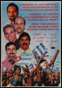 2d891 FREE THE HEROES WHO DEFEND THEIR PEOPLE FROM DEATH 15x21 Cuban special poster 2005 free them