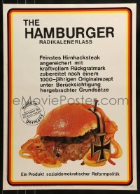 2d322 HAMBURGER RADIKALENERLASS signed 20x28 German special poster 1972 by artist Kurt Jotter
