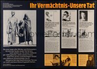 2d496 IHR VERMACHTNIS-UNSERE TAT 23x32 East German special poster 1989 Communist resistance