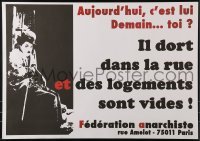 2d810 IL DORT DANS LA RUE ET DES LOGEMENTS SONT VIDES French poster 2007 Chaplin as The Tramp