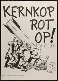 2d530 KERNKOP ROT OP 17x24 Dutch special poster 1980 SAN, wild Iwo Jima parody art by Pocoy