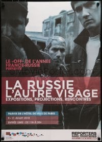2d964 LA RUSSIE/L'ABRI ANTI-CENSURE 2-sided 20x28 French poster 2010 Reporters Sans Frontieres