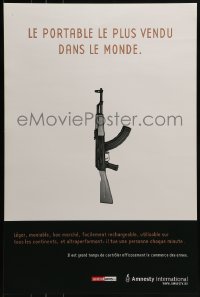 2d851 LE PORTABLE LE PLUS VENDU DANS LE MONDE 16x24 Belgian special poster 2000s AK-74 rifle