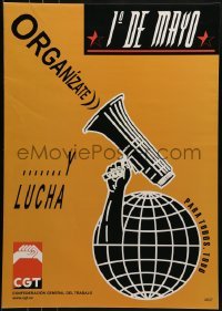 2d850 ORGANIZATE Y LUCHA 19x27 Spanish special poster 2007 General Confederation of Labour