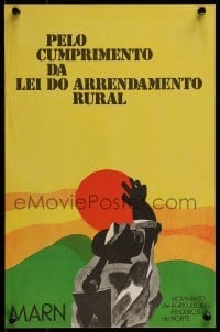 2d593 PELO CUMPRIMENTO DA LEI DO ARRENDAMENTO RURAL 11x17 Portuguese special poster 1980s farmer