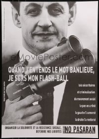 2d802 QUAND J'ENTENDS LE MOT BANLIEUE 19x27 French special poster 2006 minister Nicolas Sarkozy