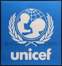 2d910 UNICEF 23x24 special poster 2001 great image of the United Nations Children's Fund logo
