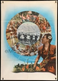 2d251 UNKNOWN RUSSIAN POSTER 33x47 Russian special poster 1960s really cool images in a circle