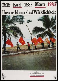 2d419 UNSERE IDEEN SIND WIRKLICHKEIT 23x32 East German special poster 1983 Thomas Billhardt