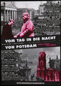 2d956 VOM TAG IN DIE NACHT VON POTSDAM 24x33 German special poster 2013 Hitler and Ludendorff