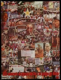 2d884 XXXV ANIVERSARIO DEL MENSAJE DEL CHE A LOS PUEBLOS DEL MUNDO 12x16 Cuban special poster 2002