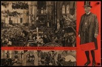 2d087 DAT IS ENGELAND'S BONDGENOOT 2-sided Belgian war poster 1940s anti-Christian, Soviet Union!