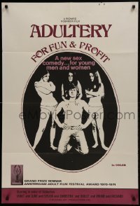 2f028 ADULTERY FOR FUN & PROFIT 1sh 1971 a new sex comedy for young men and women!