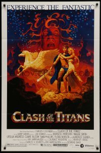 2f170 CLASH OF THE TITANS 1sh 1981 Ray Harryhausen, great fantasy art by Greg & Tim Hildebrandt!