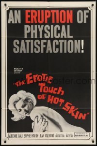 2f280 EROTIC TOUCH OF HOT SKIN 1sh 1966 Radley Metzger, Fabienne Dali, Sophie Hardy, sexy image!