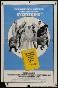 2f293 EVERYTHING YOU ALWAYS WANTED TO KNOW ABOUT SEX style B 1sh 1972 Woody Allen directed!