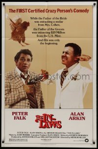 2f455 IN-LAWS 1sh 1979 classic Peter Falk & Alan Arkin screwball comedy!