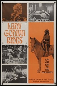 2f507 LADY GODIVA RIDES 1sh 1969 sexy Marsha Jordan, love and lust on two continents!
