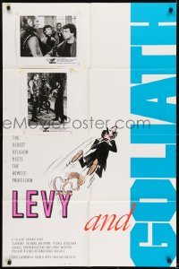 2f529 LEVY & GOLIATH 1sh 1987 Gerard Oury's Levy et Goliath, wacky Syverson artwork!