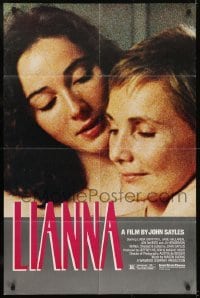 2f530 LIANNA 1sh 1983 John Sayles directed, Linda Griffiths, Jane Hallaren, lesbian romance!