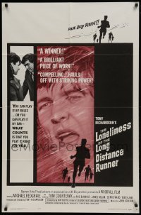 2f541 LONELINESS OF THE LONG DISTANCE RUNNER 1sh 1962 Michael Redgrave, Tony Richardson