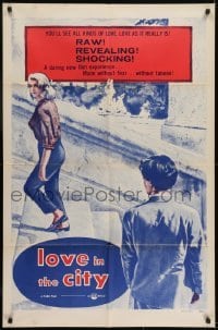 2f552 LOVE IN THE CITY 1sh 1955 Michelangelo Antonioni & Federico Fellini's L'Amore in Citta!
