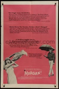 2f604 MORGAN 1sh 1966 Vanessa Redgrave, David Warner, English black comedy!