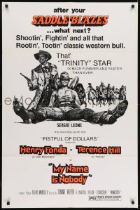 2f618 MY NAME IS NOBODY 1sh 1974 Il Mio nome e Nessuno, Henry Fonda, Terence Hill