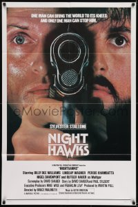 2f641 NIGHTHAWKS int'l 1sh 1981 Sylvester Stallone, Billy Dee Williams, Rutger Hauer