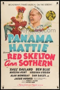 2f675 PANAMA HATTIE style C 1sh 1942 art of laughing sailor Red Skelton & sexy dancer Ann Sothern!